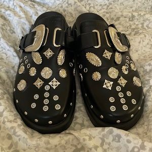 Steampunk style clogs